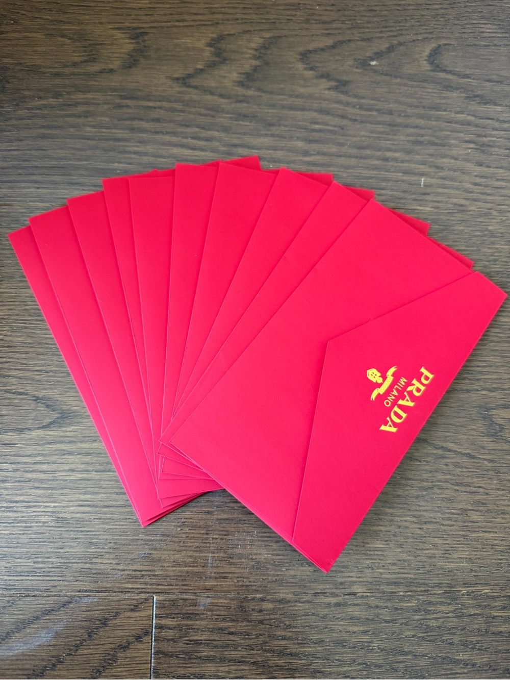 Prada Red Envelopes - Picture 2 of 4